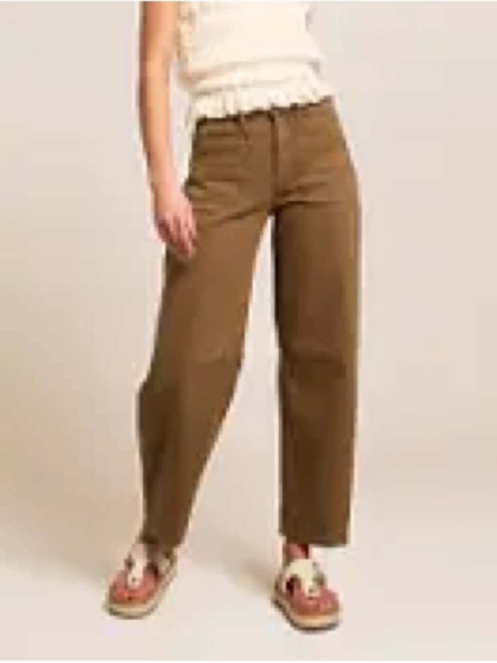 Flying Monkey Women's Barrel Stretch Jeans in Brown
